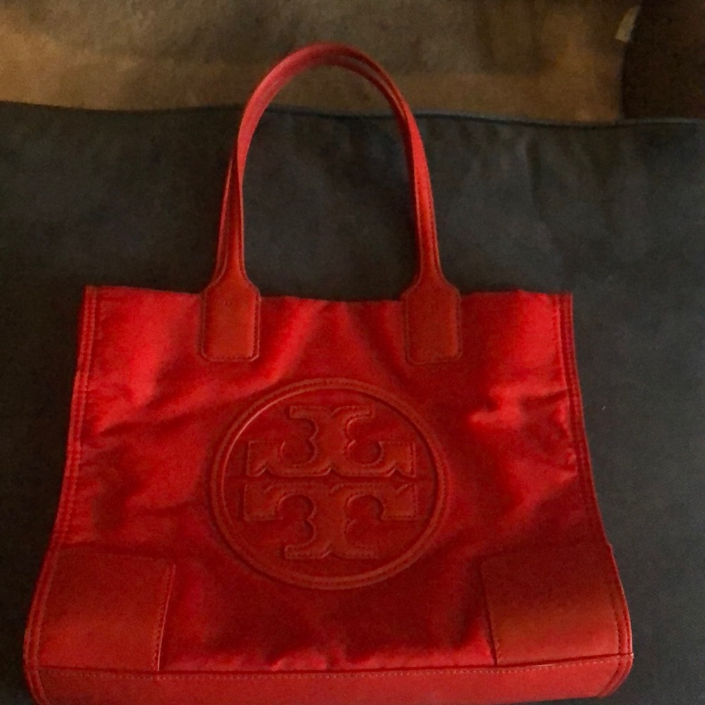 Tory Burch small  tote in red